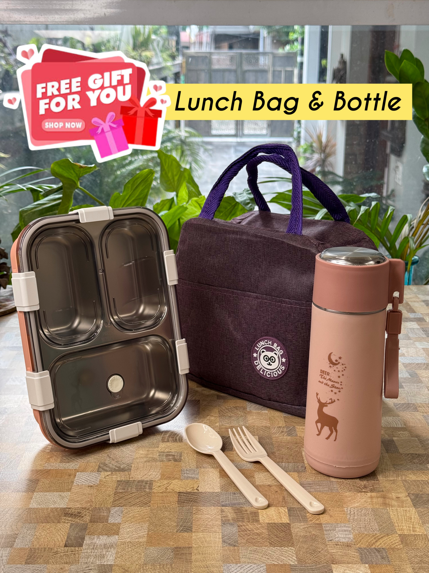 Meal to Go Stainless Steel Bento Box